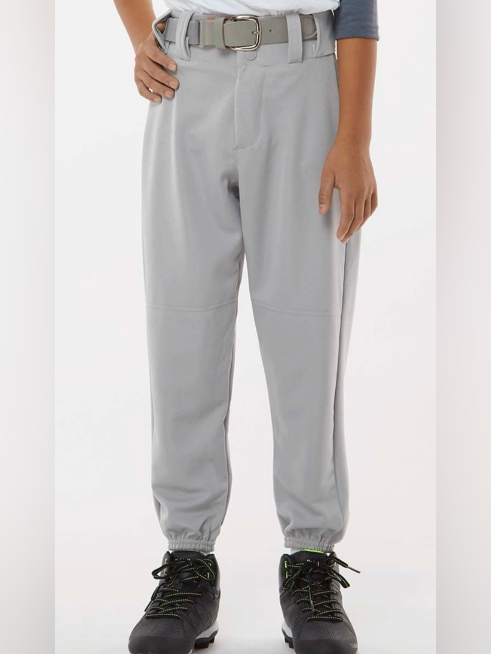 Alleson Athletic 605PY Youth Baseball Pant - Gray - XS